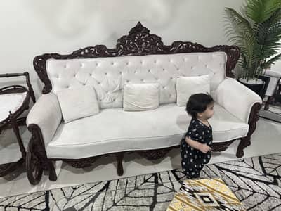 Solid wood chinioti sofa