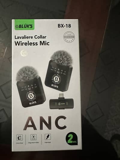 Blux’s BX10 Wireless microphone | Dual mic with Noise cancellation