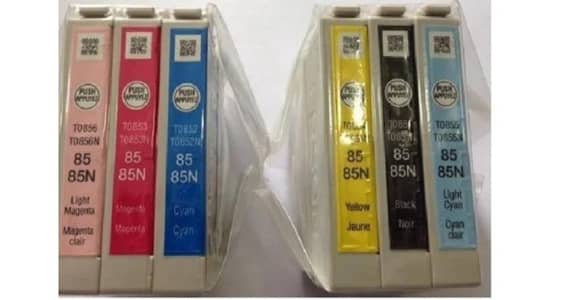 Epson 85N Compatible Ink Cartridge Set (6 Colors) for T60 & 1390