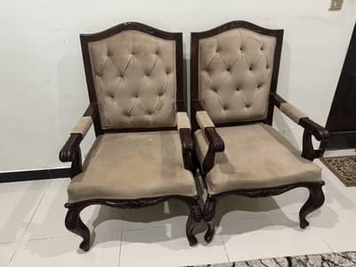 Solid wood coffee chairs
