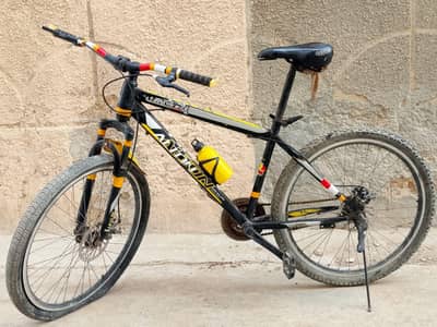 yellow bicycle excellent condition