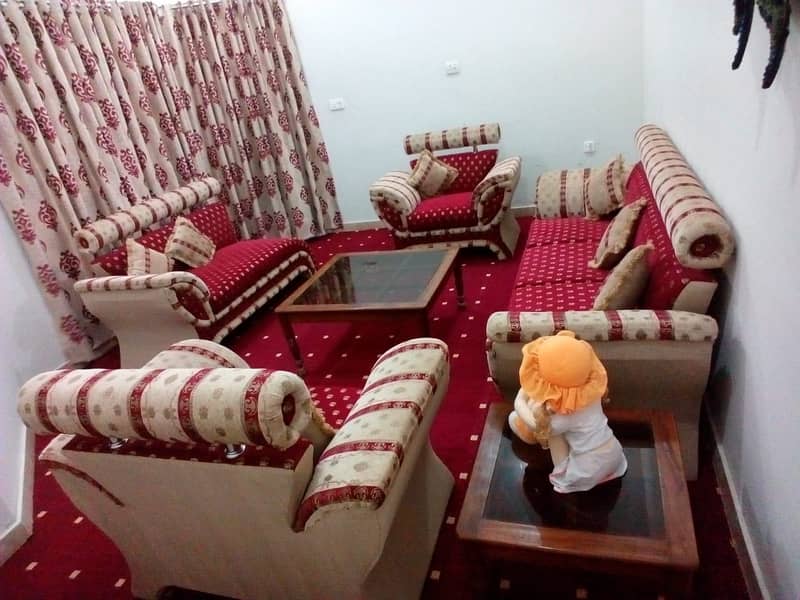Sofa set with dewan 0