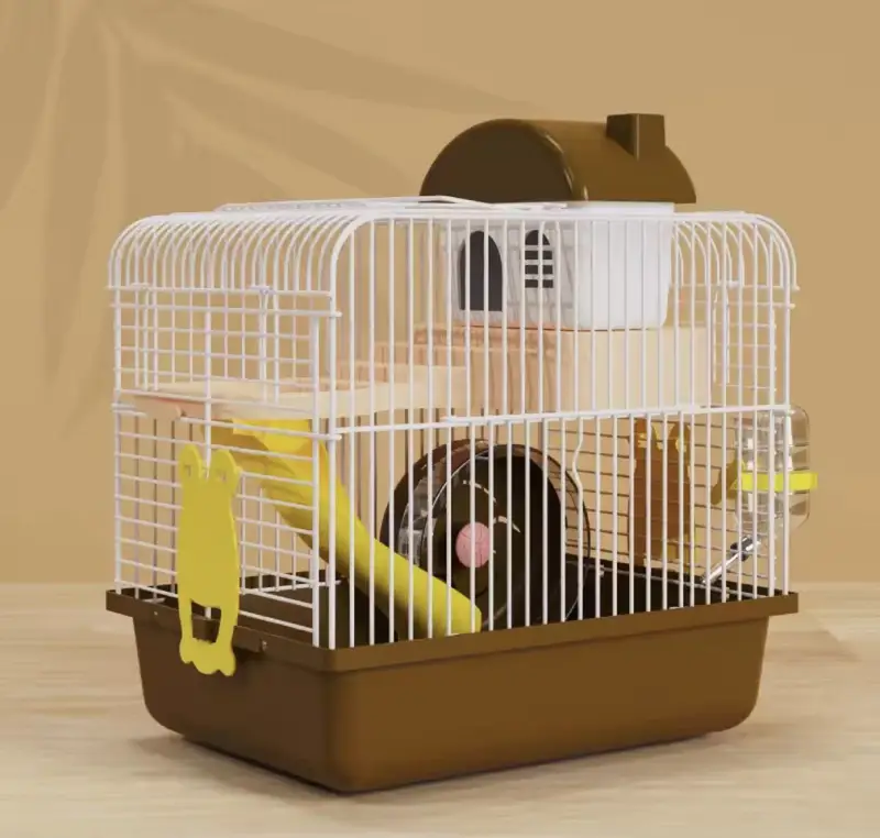 hamster cage and accessories