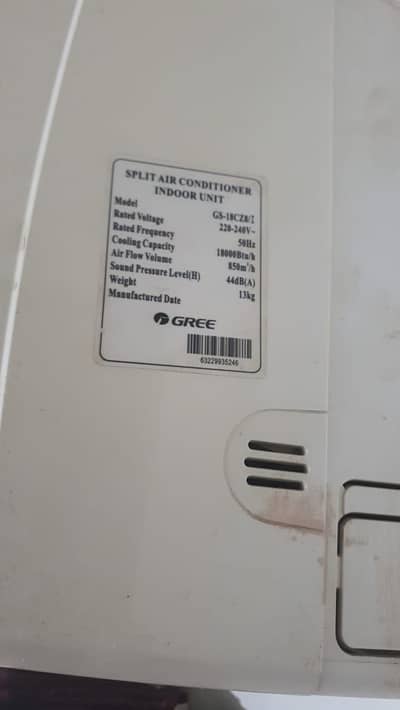 Gree 1.5 ton split AC