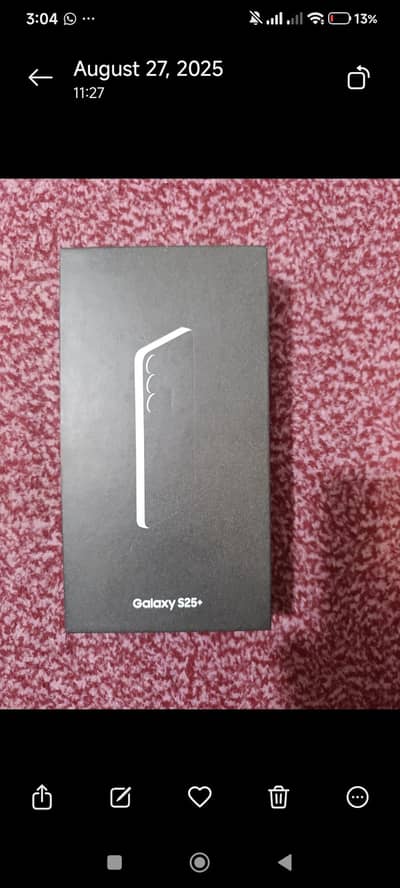 sumsung s25 plus SIM lock Box pack