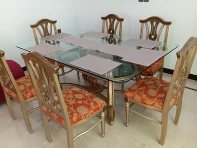 Dining Table with 6 chairs for sale