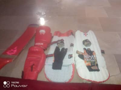 boxing and cricket items