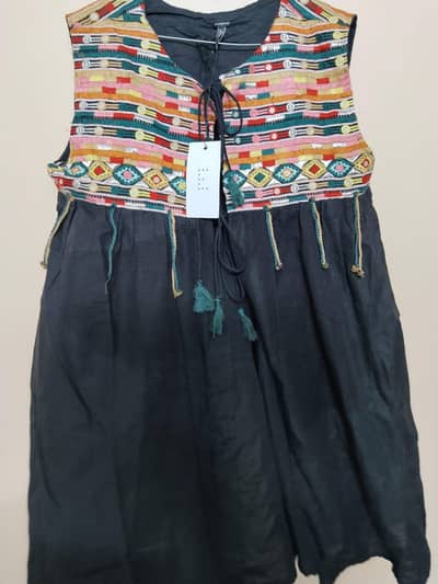 Ethnic coati embroidry stylish,,size=M ,but large ko bhi easly ajaygi,