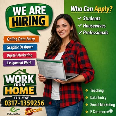 Part time|Full time| |Home Based Work|For Male & Female| Online Jobs
