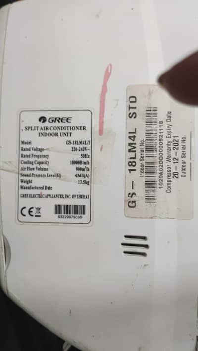 gree 1.5 ton