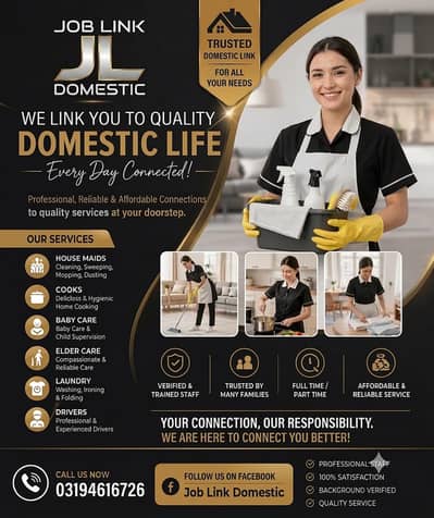 Maid /Cook/ Baby Care / Patient Care / Nurse / Kitchen Helper/ Driver
