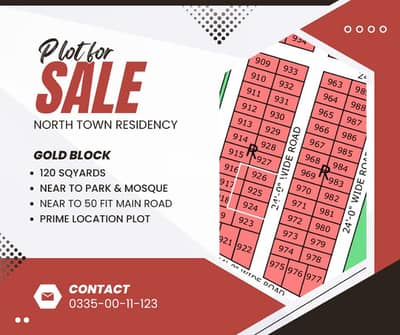 Secure & Ready to Build: Gold Block Plot, North Town Residency Phase 1