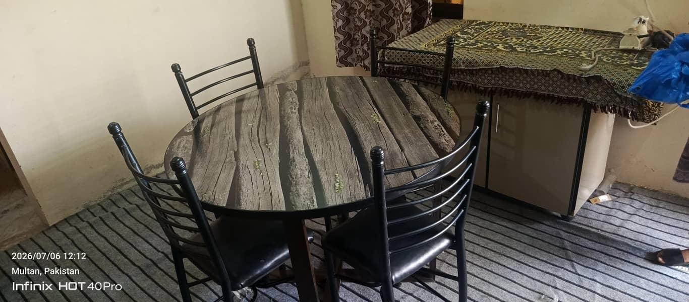Dining table set for 4 5