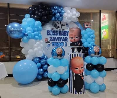 balloon decration / birthday decor/aqeeqah decor/jumping/ magic