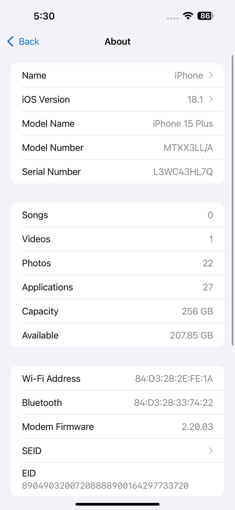 Apple Iphone 15 Plus 8