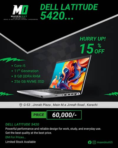 fresh price DELL LATITUDE 5420. . .
