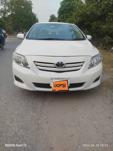 Toyota Corolla XLI 2009