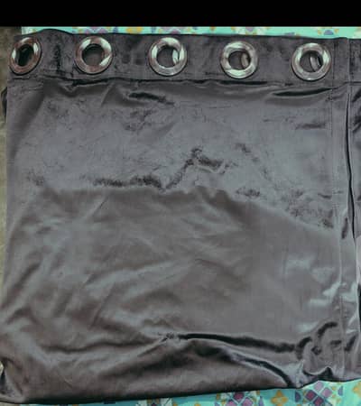 velvet curtain.