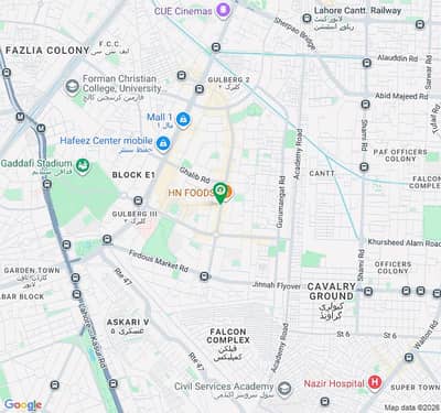 2 kanal commercial plot for rent mm alam road