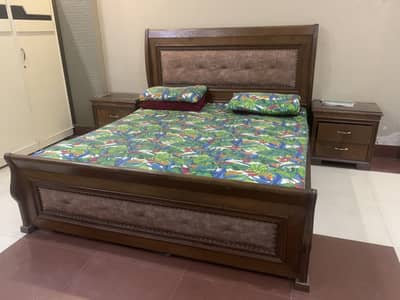 WoodeN King Size Bed For sale