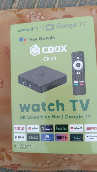 TV Box C1000 + Accessories – Excellent Condition