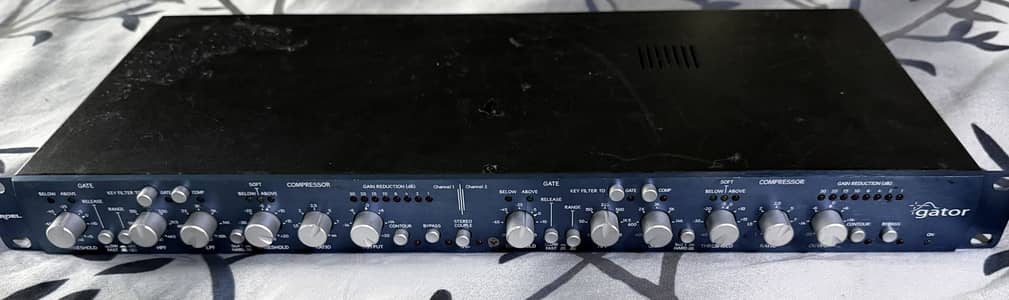 proel gator dual channel audio compressor & mixer
