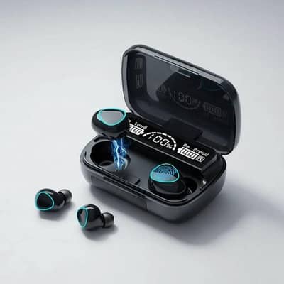 M10 TWS Bluetooth Air Buds with 3500mAH Power Bank, Wireless