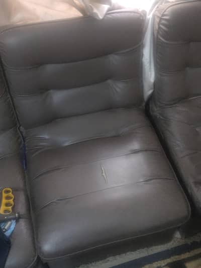 Comfy 1 seater black sofa's (6 in total)