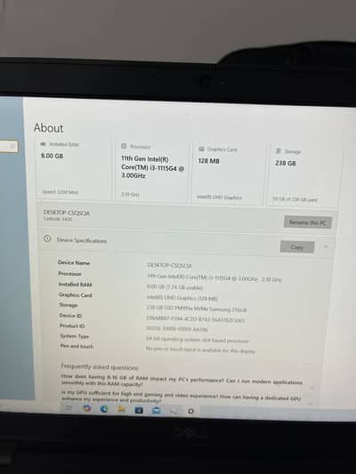 Dell Latitude 3420