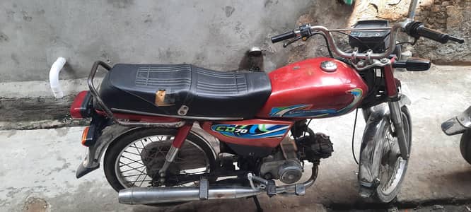 I am selling my honda cd70cc bike