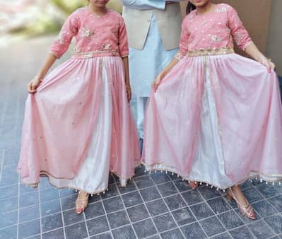 2 Pink Maxies/Frocks for 8 years old Girls