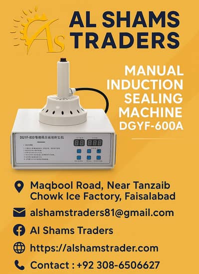 Manual Induction Sealer - Portable Bottle Cap Sealing Machine