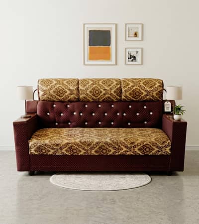5 Seater Sofa Set | Used New Sofa Set | 9/10 Sofa Set