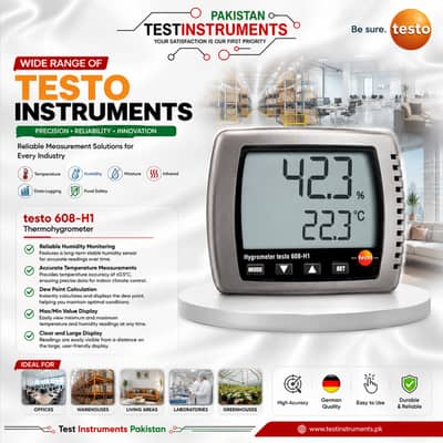 Testo 608-H1 Thermohygrometer Price in Pakistan