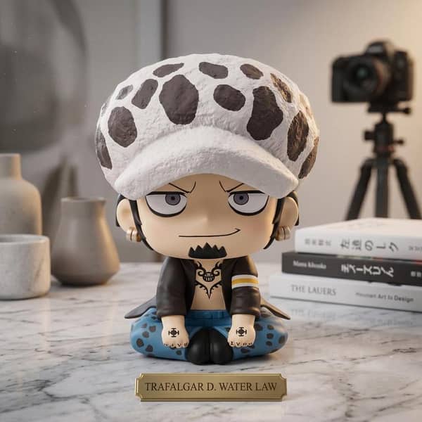 Universal Trafalgar D Water Law Anime Character Decoration Piece For Car
