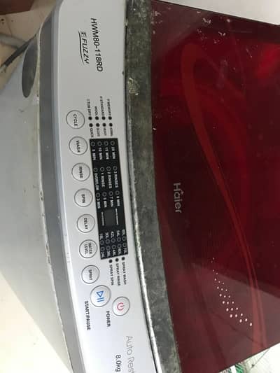 haier automatic washing machine