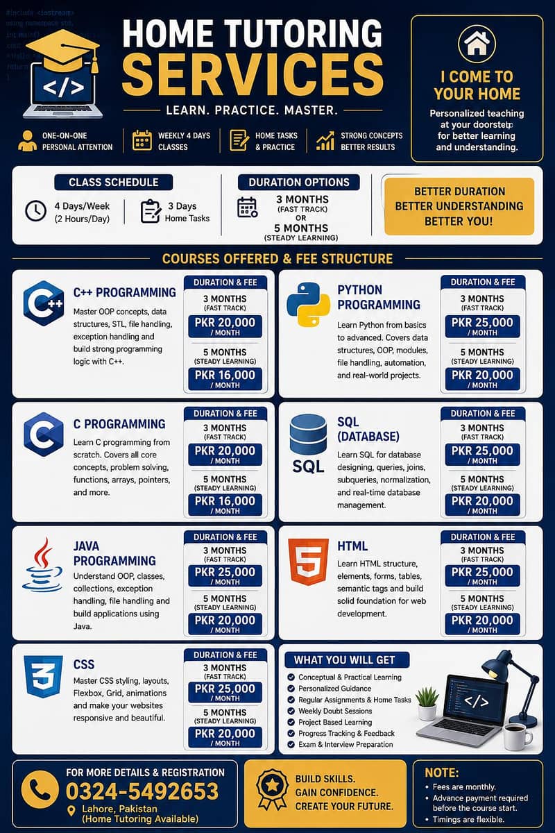 home tutor for programming languages 0