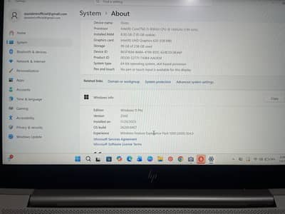 Hp Elitebook Core i5 8th gen