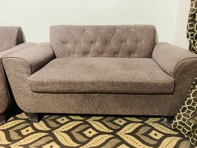 Seven Seater Sofa Set with settee and cushions