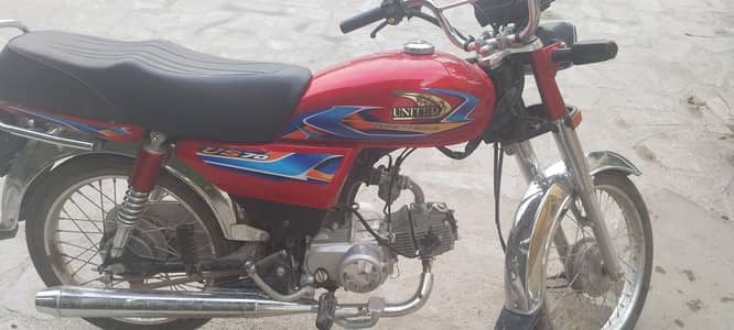 United 70 cc 2025  mode good condition new tyre new battery