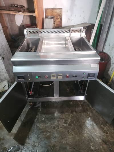 Double Fryer 16x16 for Sale | Commercial Deep Fryer | Good Working