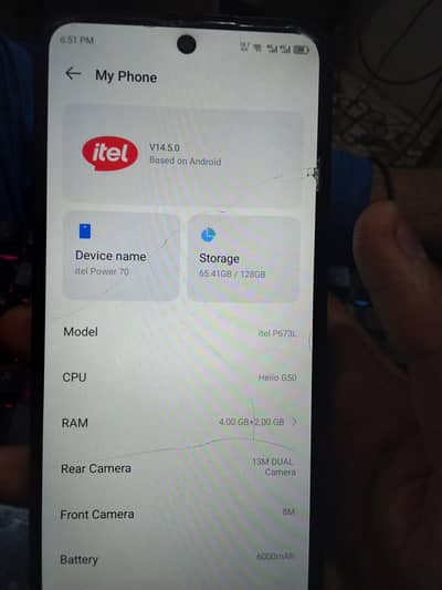 Itel Power 70