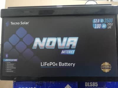 Nova LiFePO4 100AH Lithium Battery | 5 Year Warranty | Karachi
