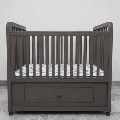 Baby cot with Mattress || wooden cot || kids bed || Baby crib || coat