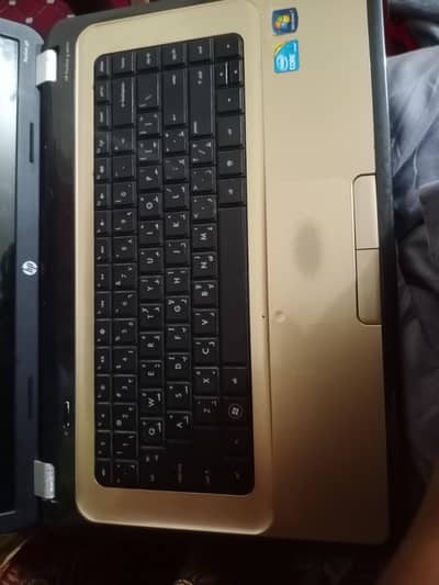 HP laptop golden colour
