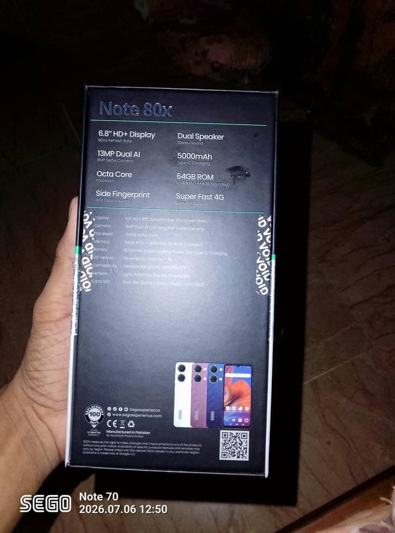SEGO Note 80 5