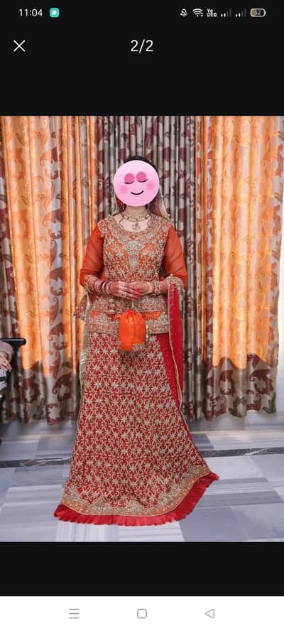 wedding lehnga , barat wear.