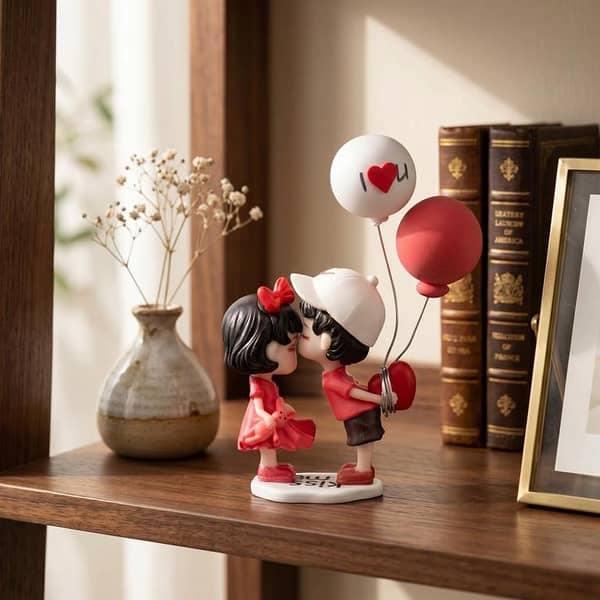 Universal Cute Romantic Kissing Couple Character Decoration Accessories For Car