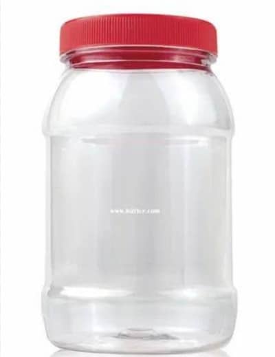 2 plastic jar