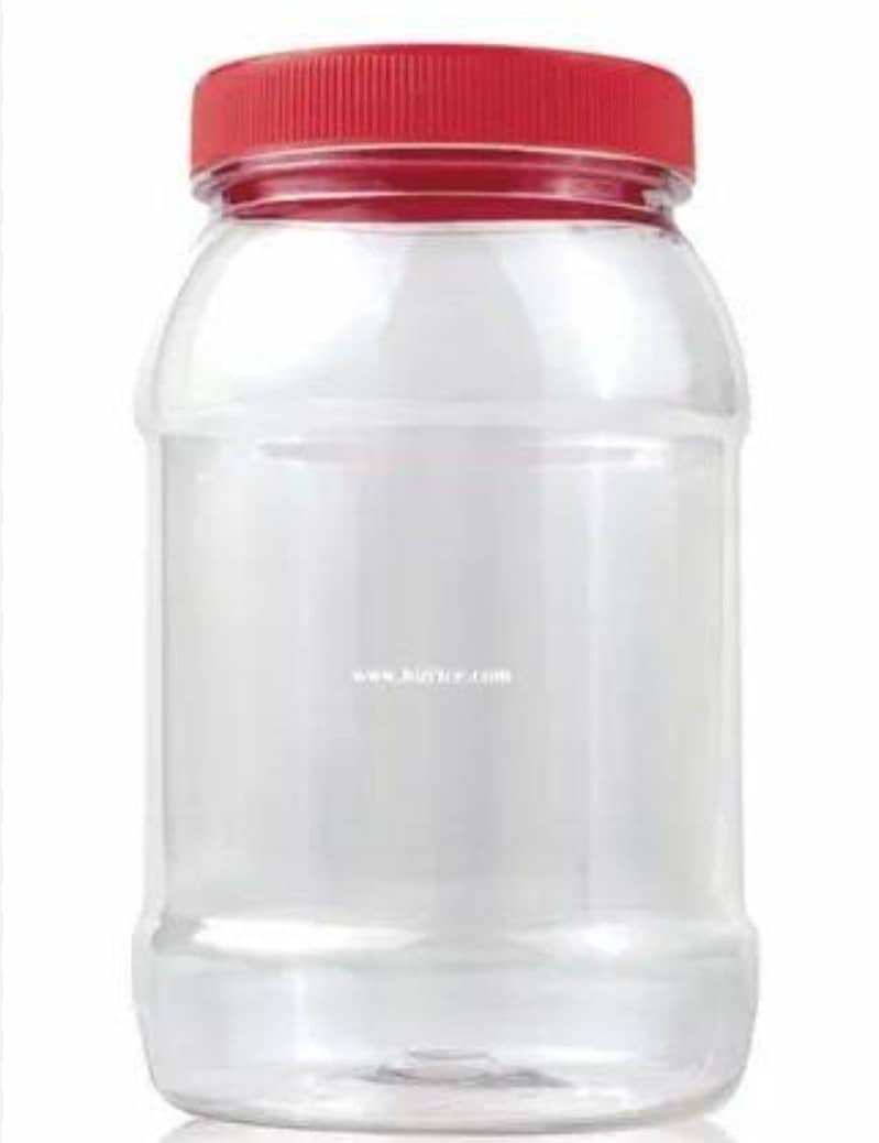 2 plastic jar 0